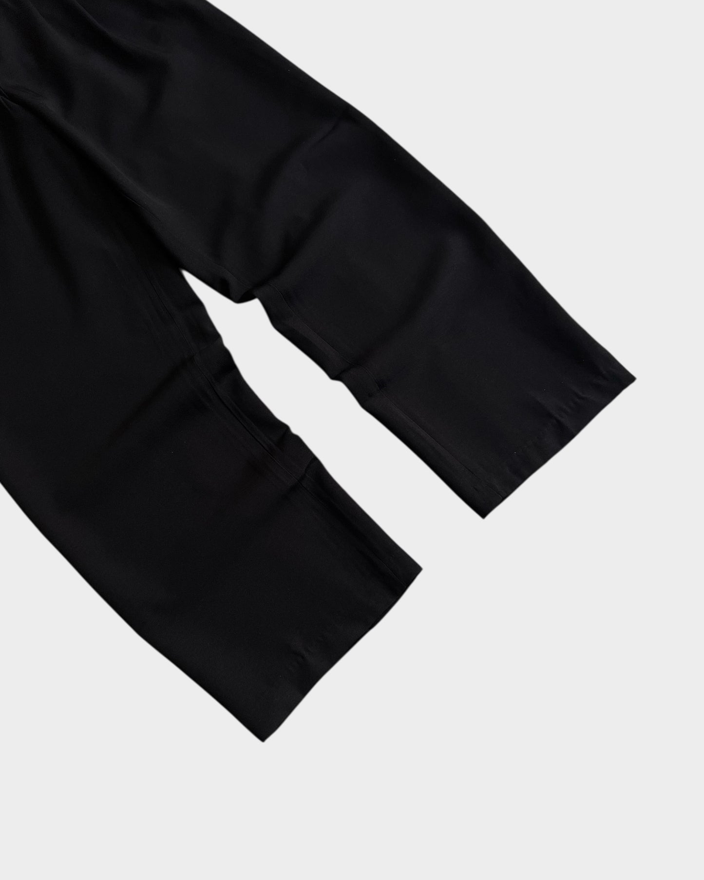 Baggy Pleated Trouser - Black