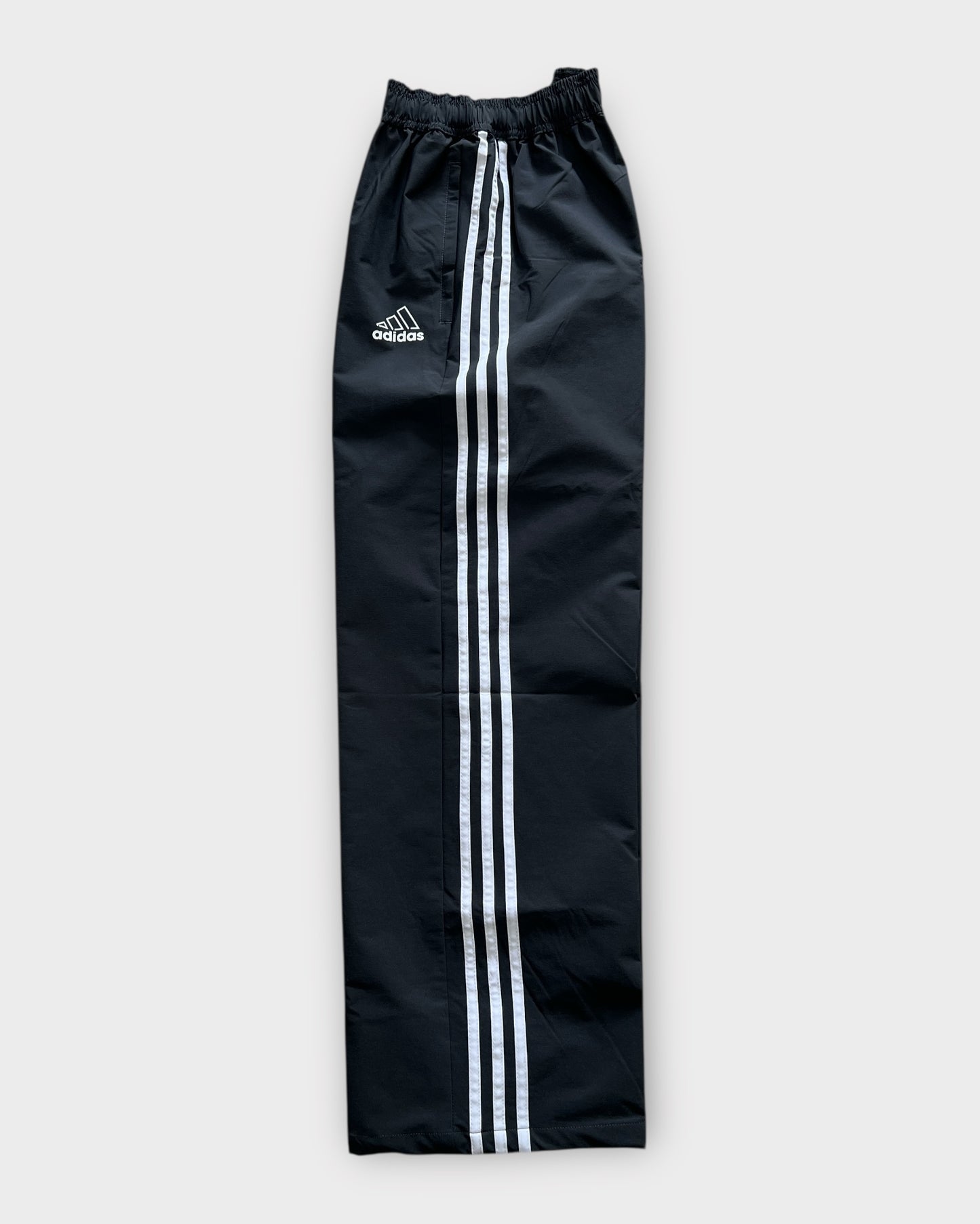 Baggy 3 Stripes Track Pant - Grey/White