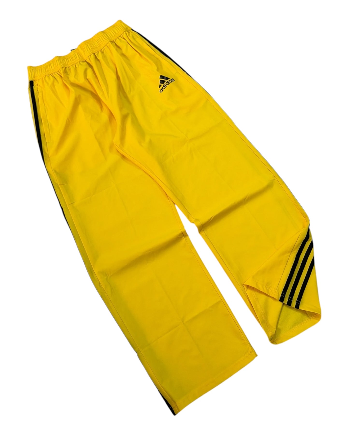 Relaxed Baggy Stripes Track Pant - Yellow