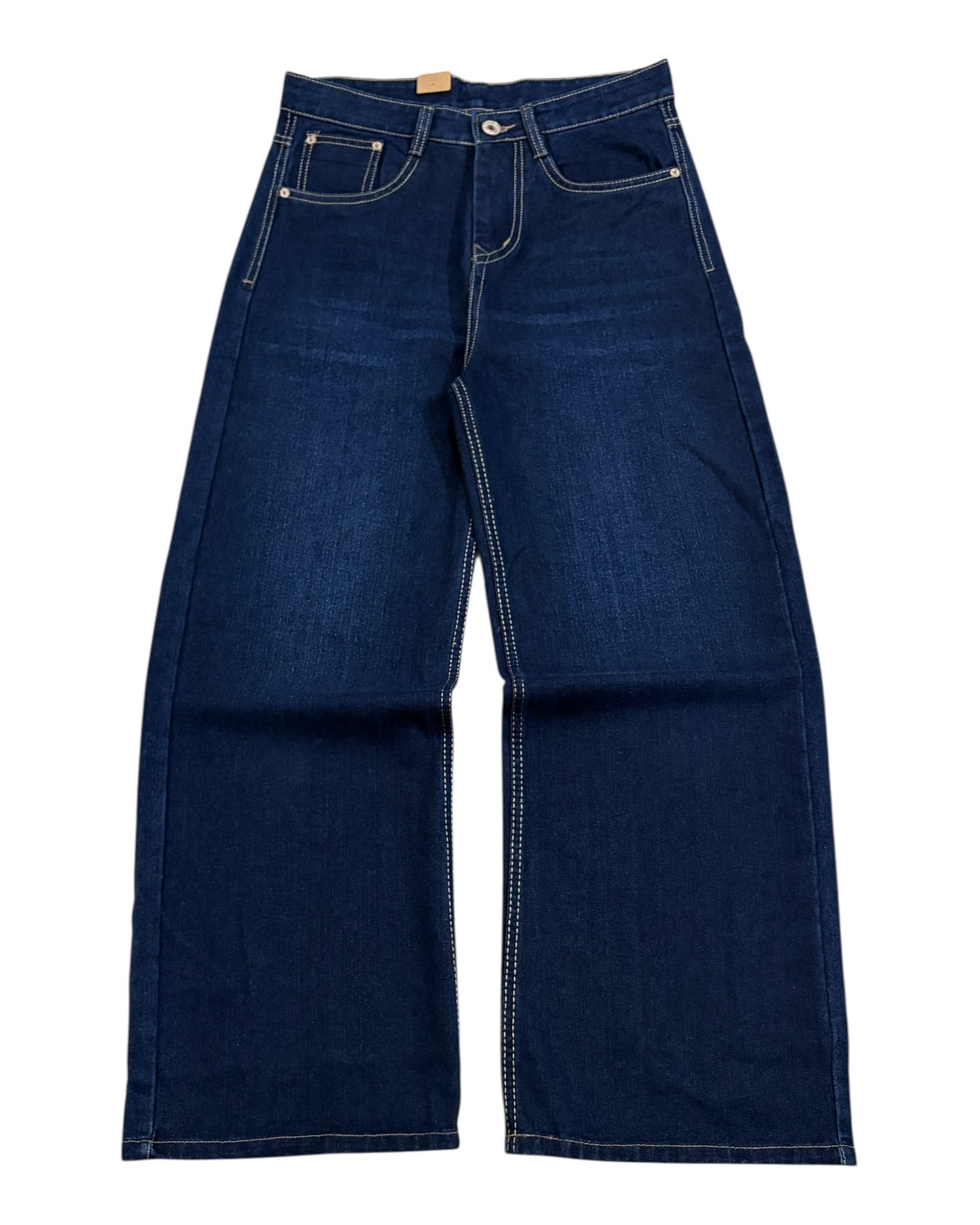 Dark Indigo Wide Fit Jeans