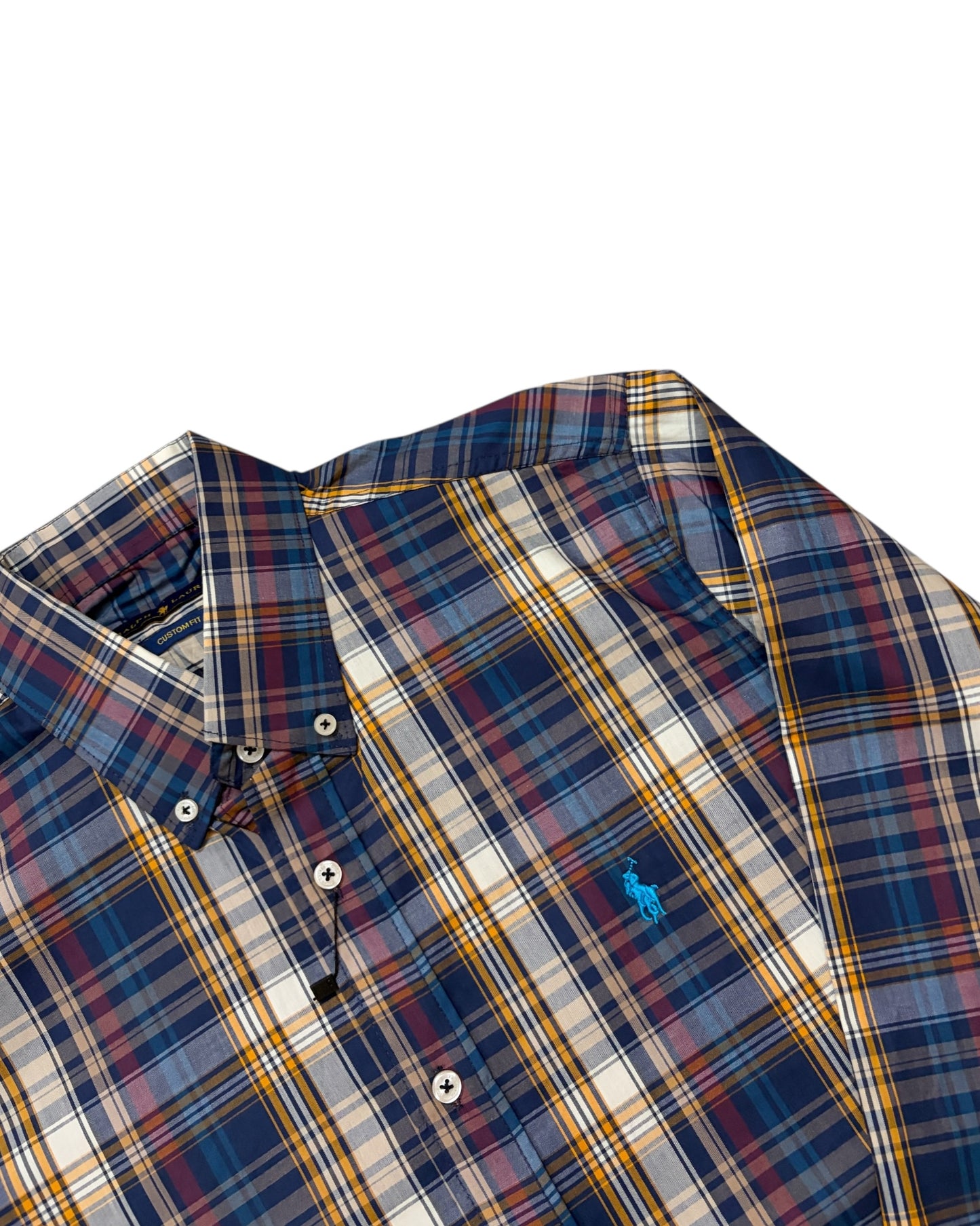Check Pure Cotton Shirt - Dark Multi