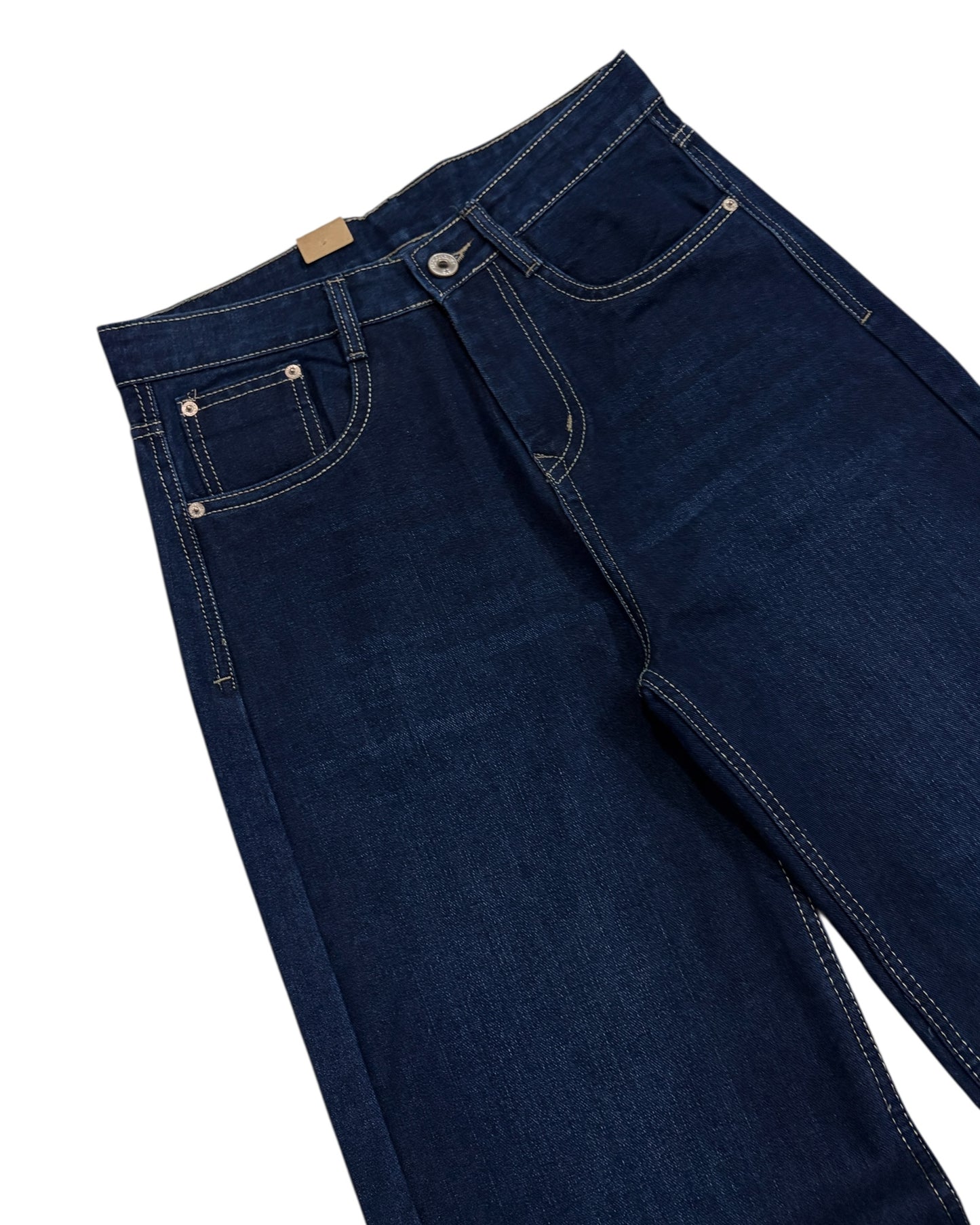 Dark Indigo Wide Fit Jeans