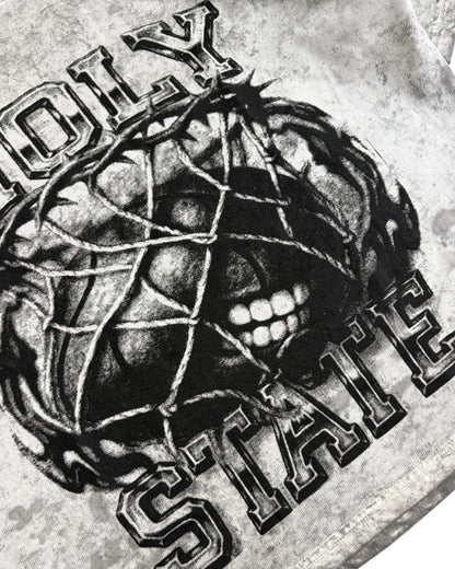 Boxy Fit Cropped Short Sleeve T-shirt