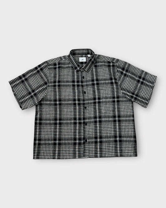 Microcheck Boxy Shirt