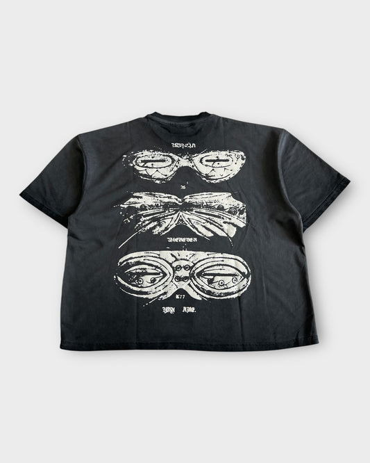 Boxy Fit Cropped Short Sleeve T-shirt