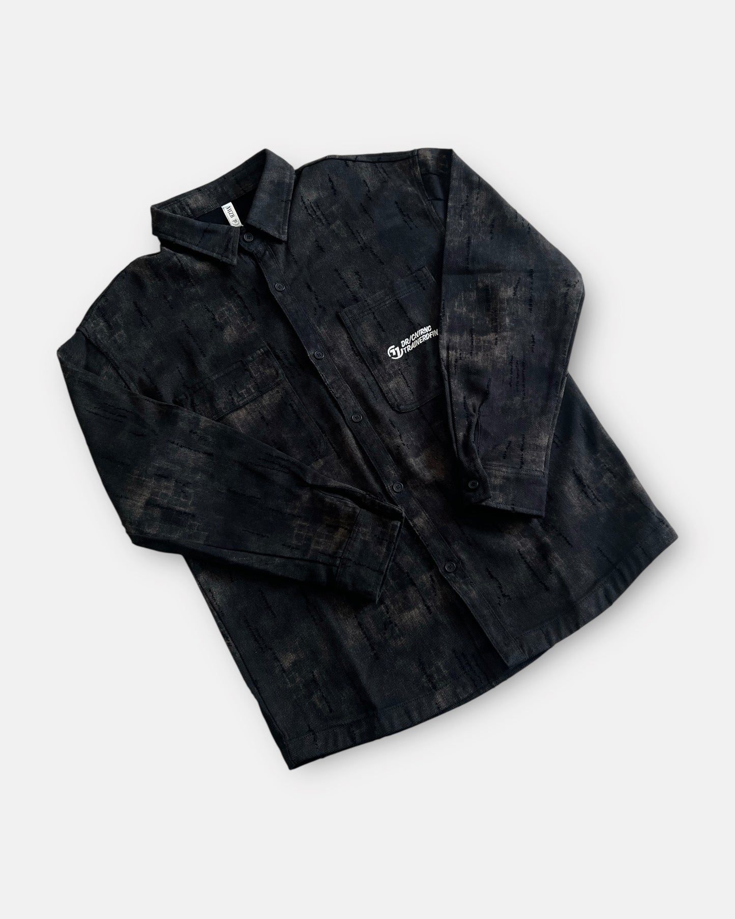 Faded Noir Denim Shacket