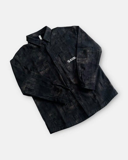 Faded Noir Denim Shacket