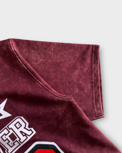 Washed Graphic Heavyweight T-shirt - Vintage Maroon