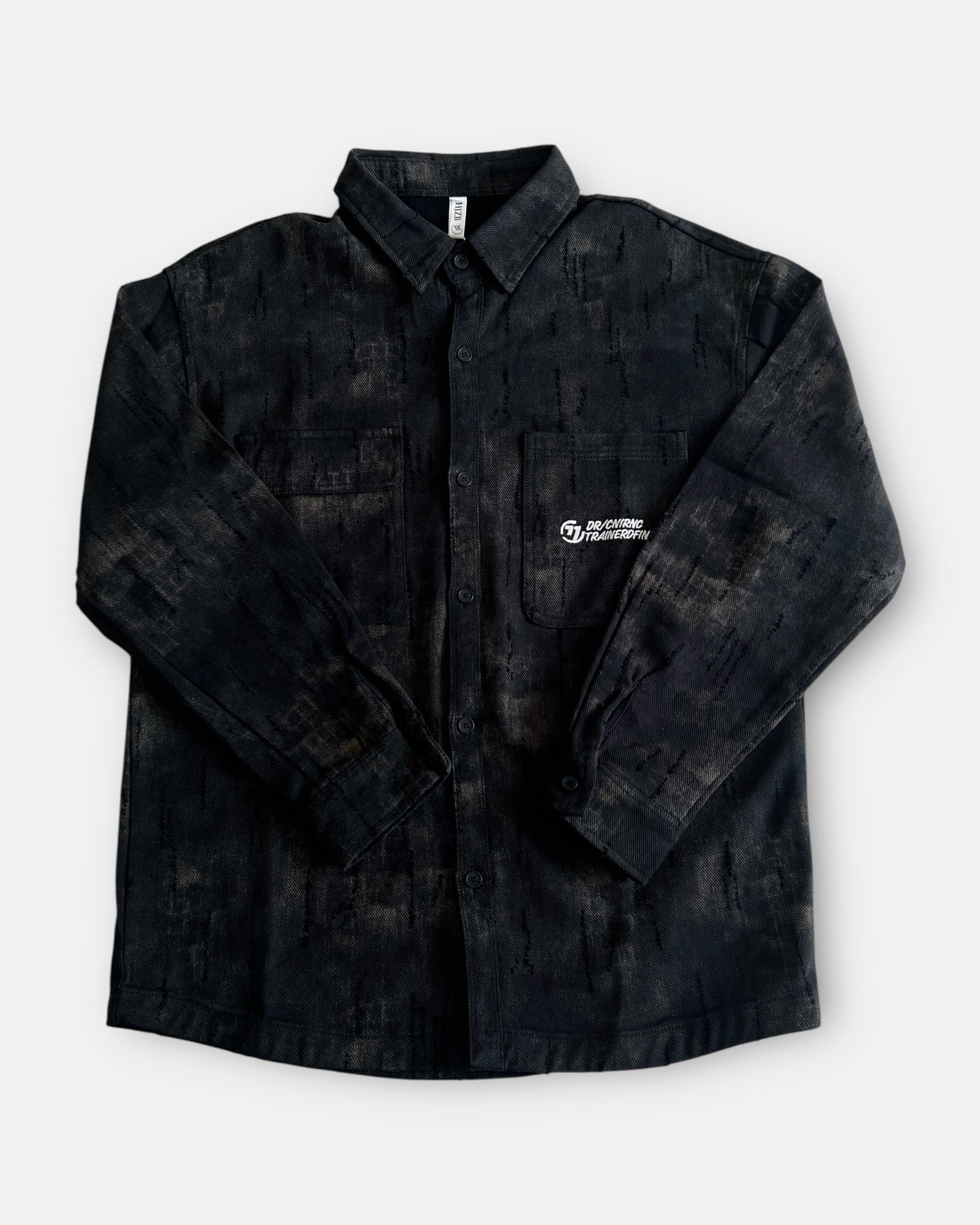 Faded Noir Denim Shacket