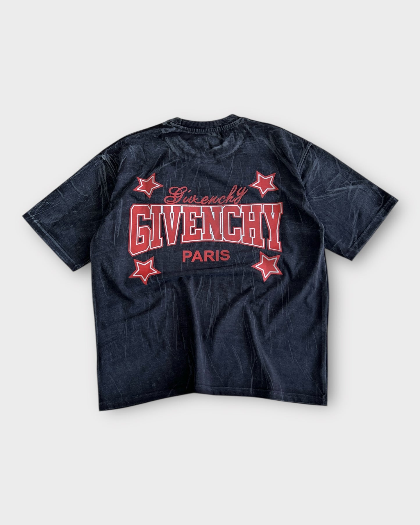 Washed Graphic T-shirt - Charcoal Black