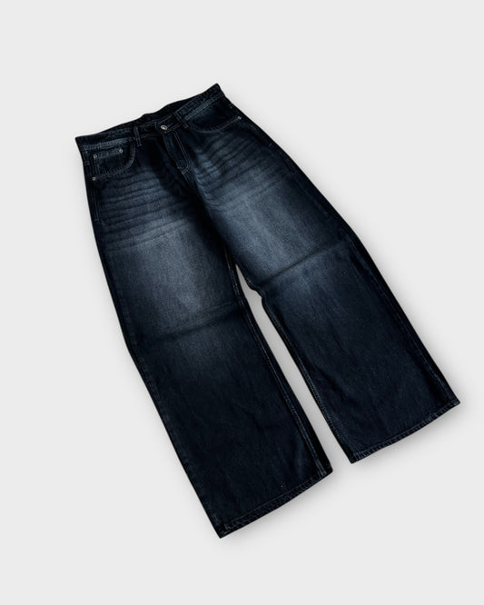 Onyx Mist Baggy Wide Leg Jeans