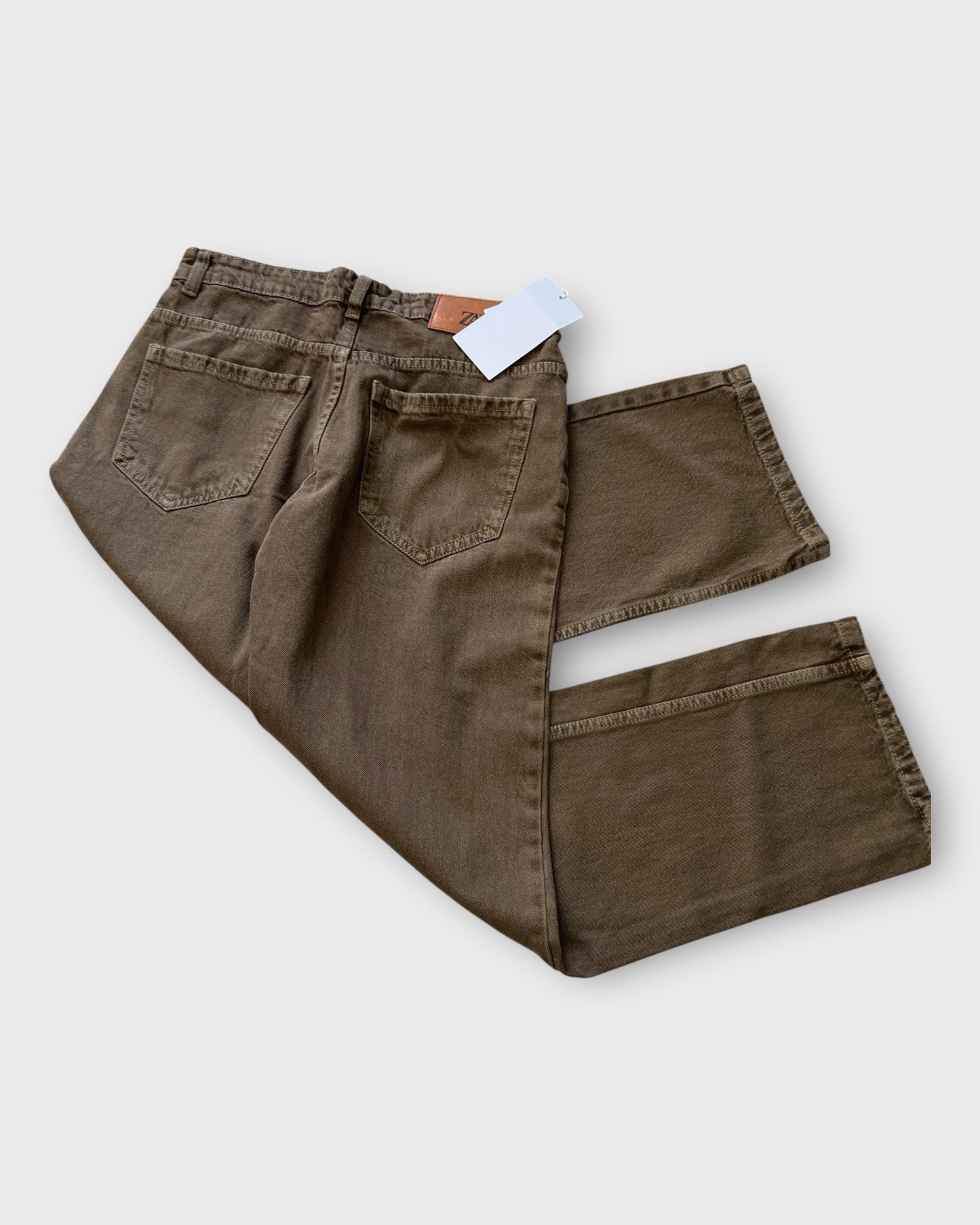 Earth Brown Wash Jeans