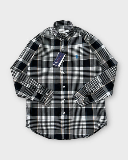 Classic Black Check Shirt Regular Fit