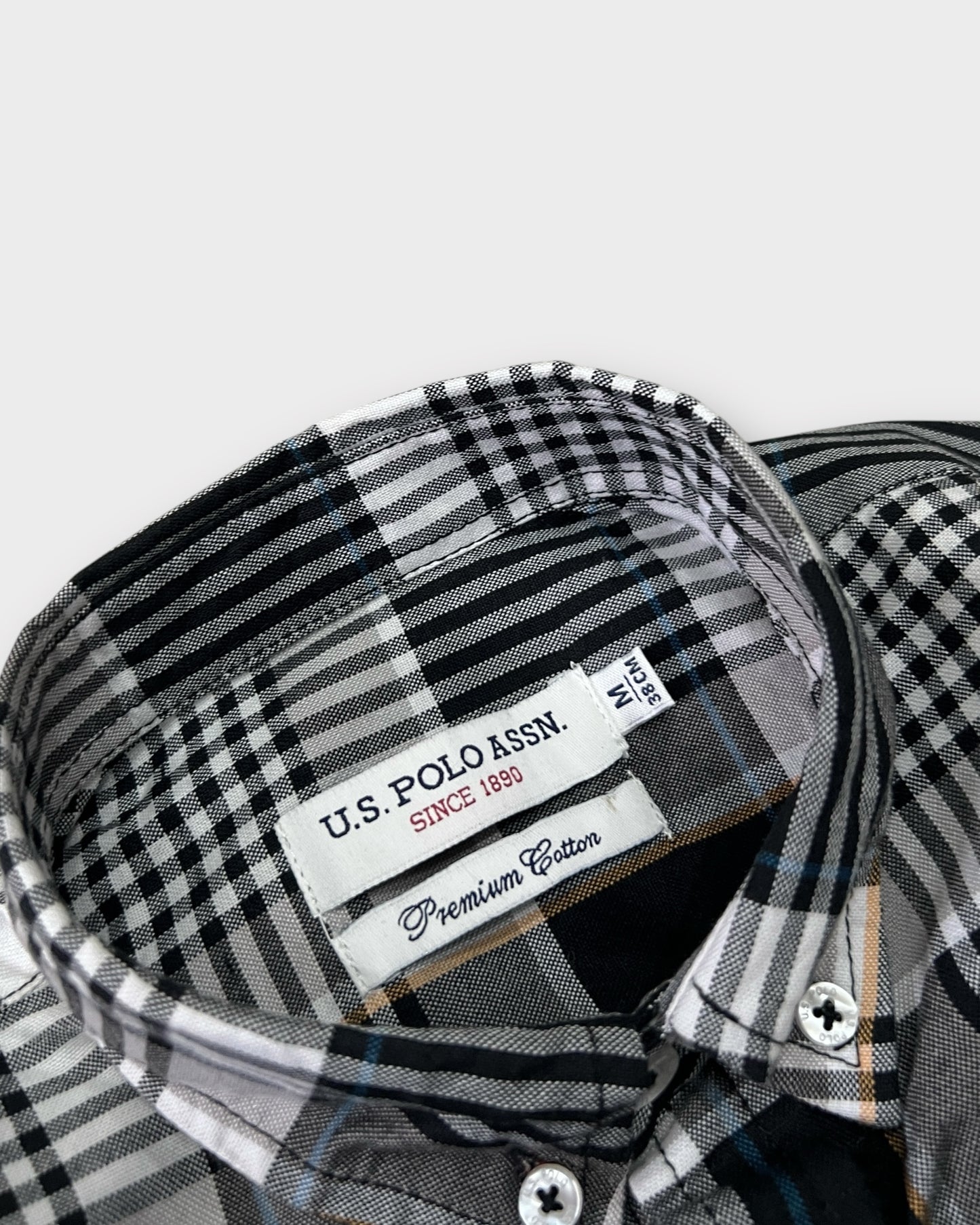 Classic Black Check Shirt Regular Fit