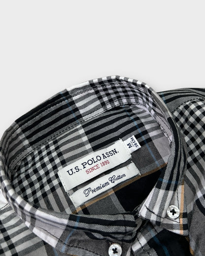 Classic Black Check Shirt Regular Fit