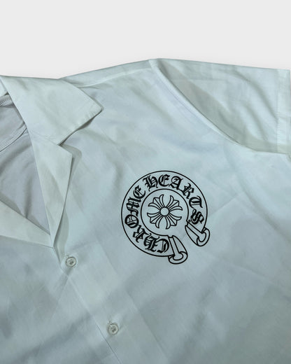 White Chrome Street Boxy Cut Shirt