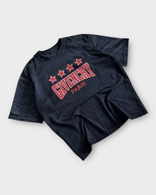 Washed Graphic T-shirt - Charcoal Black