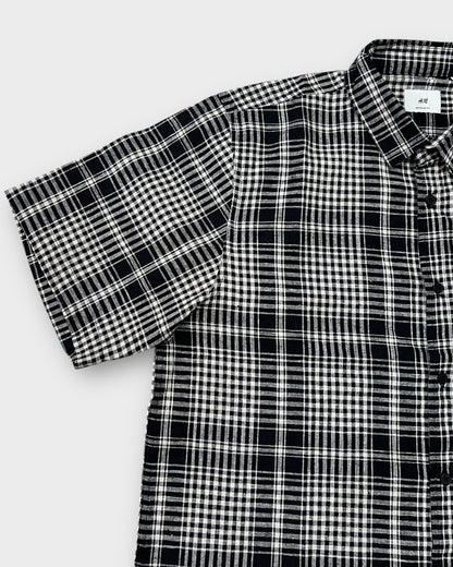 Microcheck Boxy Shirt