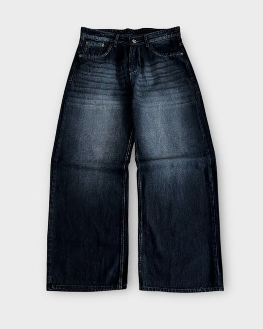 Onyx Mist Baggy Wide Leg Jeans