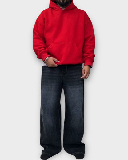 360 GSM "Red" Oversized Hoodie